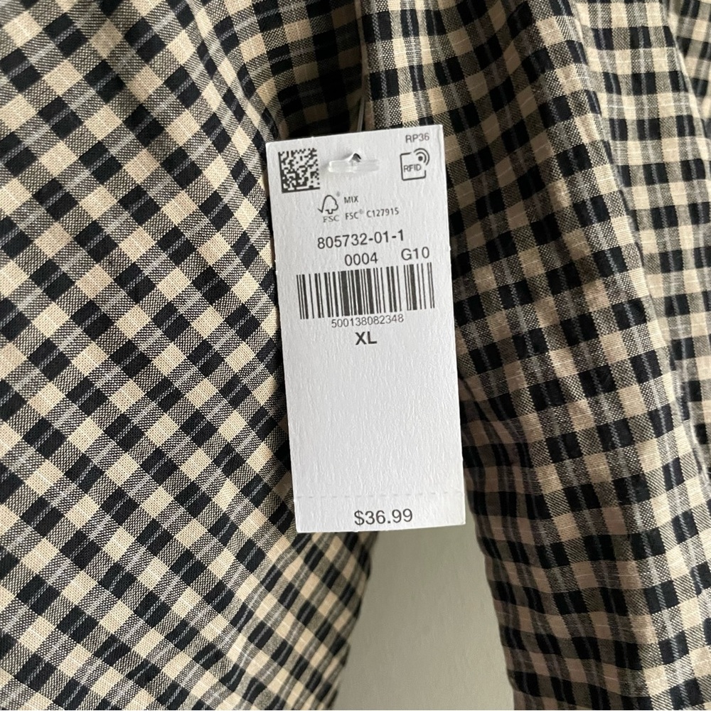 Women’s Old Navy Plaid Ruffle Shirt - Picture 11 of 13